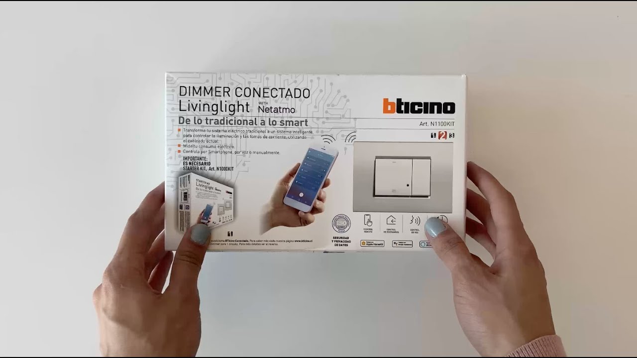 Unboxing Complemento – Dimmer - Starterkit Livinglight with Netatmo. Art. N1100KIT