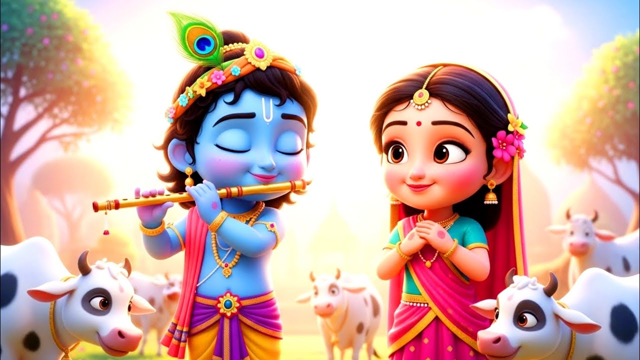 Choti Choti Gaiya, Chote Chote Gwal | छोटी छोटी गैया | #Little Krishna Bhajan - Krishna Bal Leela