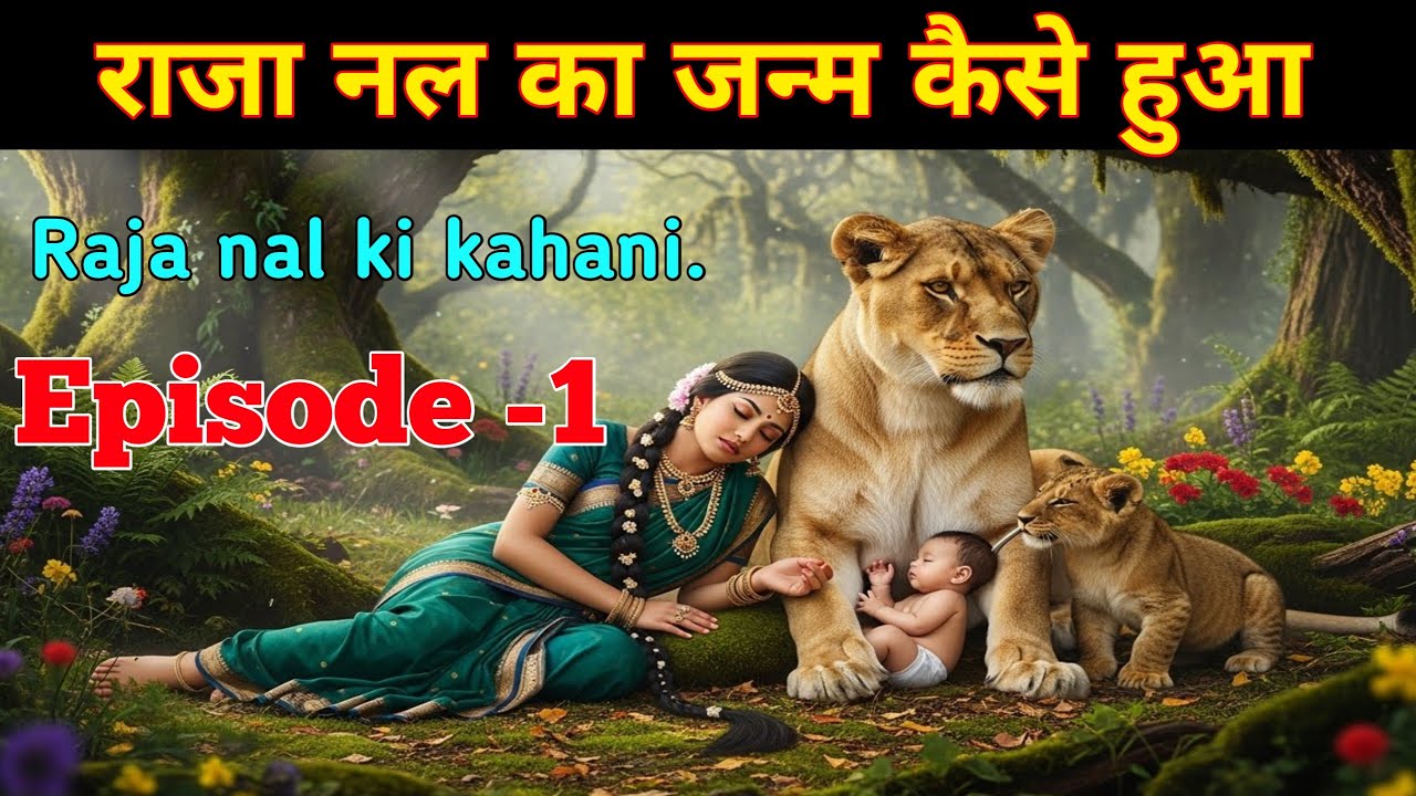 राजा नल ने शेरनी का दूध क्यों पिया? Raja nal ka janm kaise hua? Raja nal ki kahani.Episode-1.
