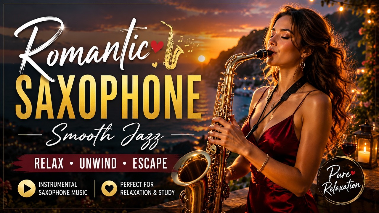 Smooth Saxophone Lounge 🎷 Sunset City Nights | Romantic Jazz for Relaxing & Love