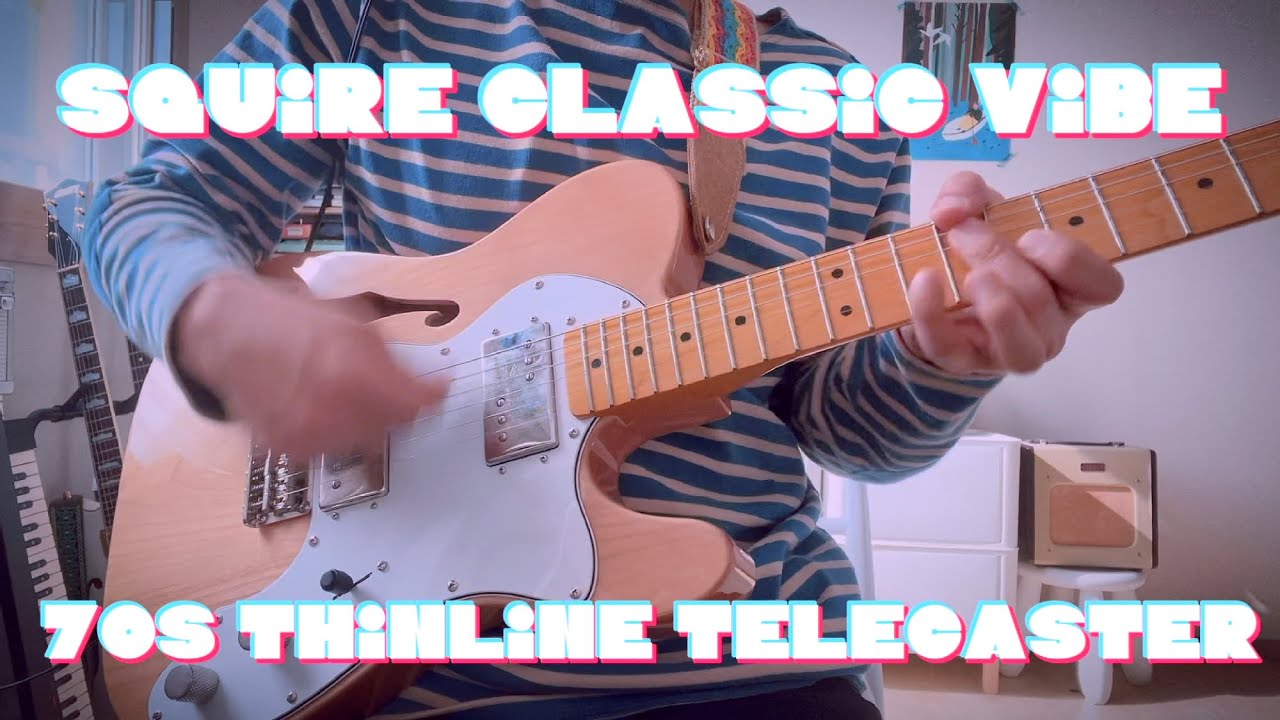 🤩Squier Classic Vibe '70s Telecaster Thinline(no talking)