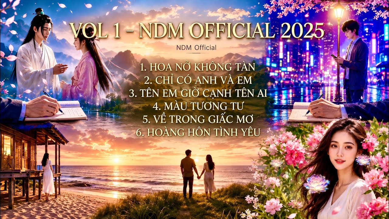 🎶 VOL 1 – NDM OFFICIAL 2025 x Tuyển tập nhạc NDM Official