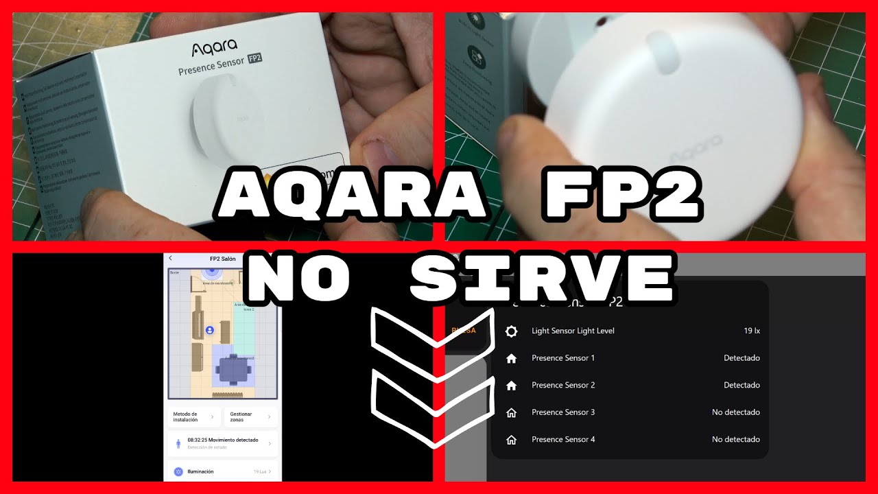 Aqara FP2. Sensor de Presencia: Sí, de Caídas: NO