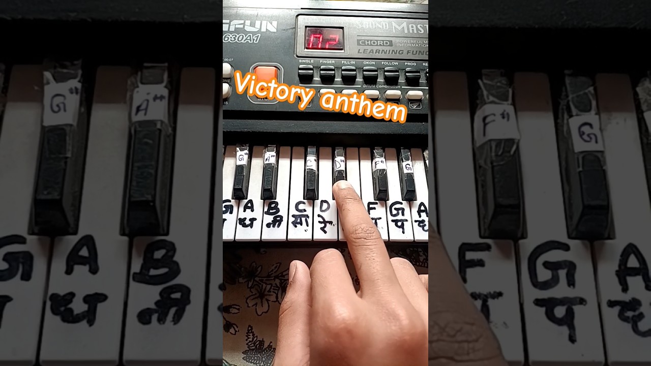 Victory Anthem On Piano 