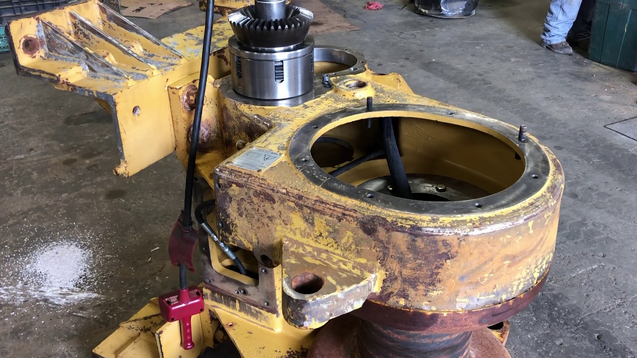 CAT PA56 winch clutch installation