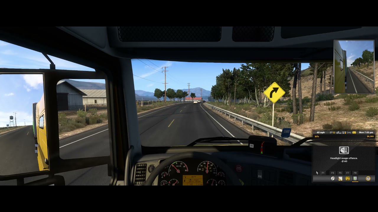 Games in 21:9 | Playing American Truck Simulator on UltraWide monitor