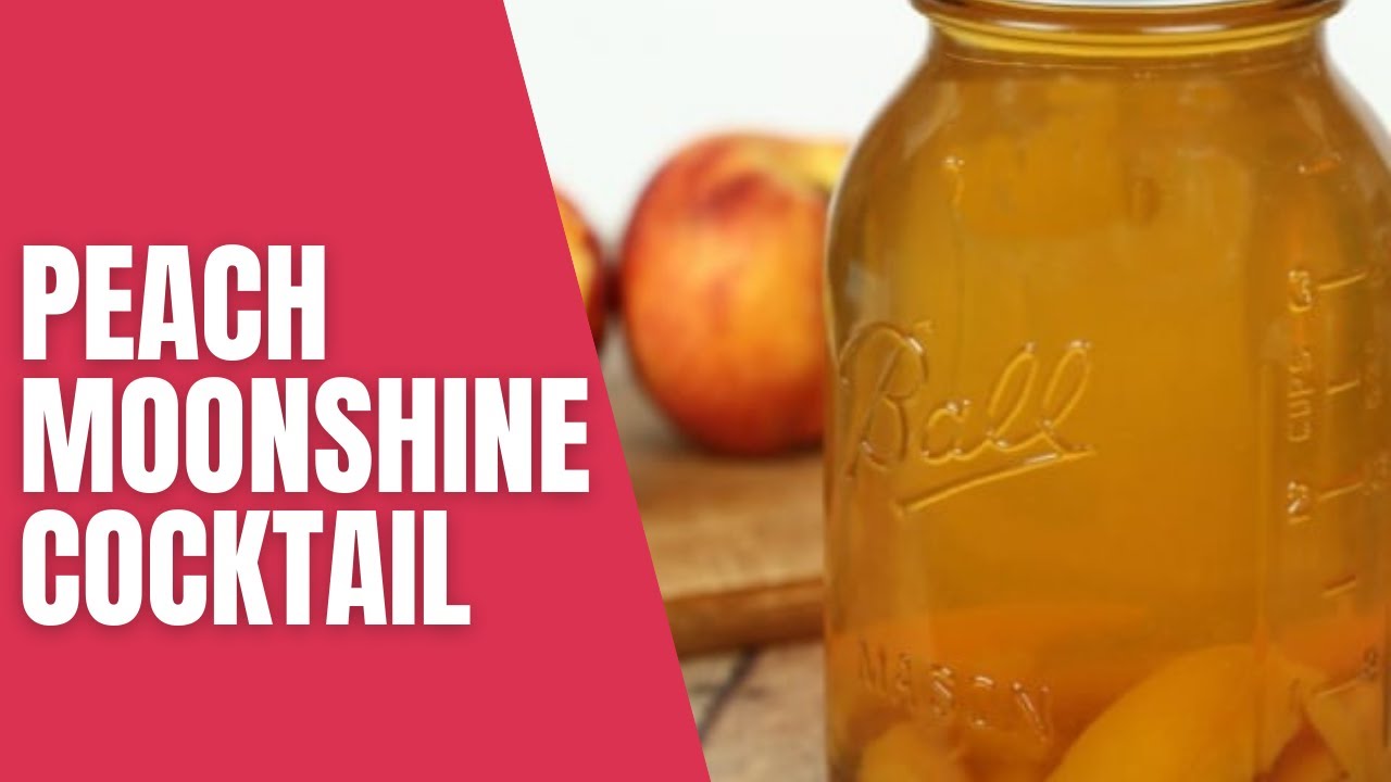 Peach Moonshine Cocktail
