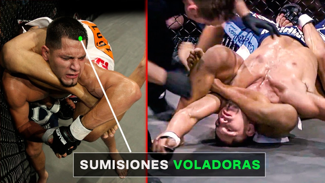 10 Sumisiones Voladoras Hist&oacute;ricas del MMA