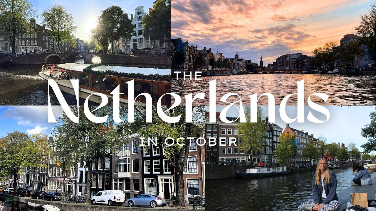 Amsterdam in October 🍂 : canal sunset cruise 🌅, road trip 🚗 , architecture, Rotterdam, the Hague