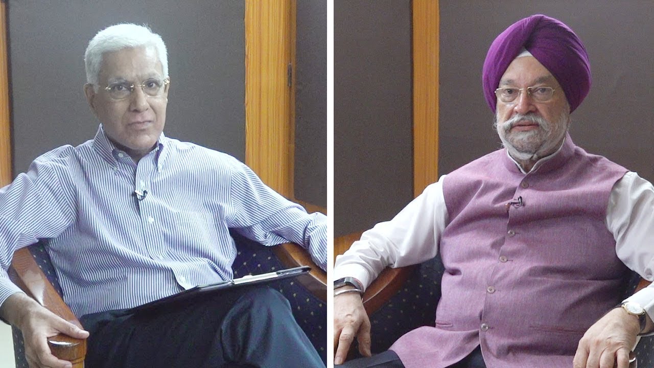Karan Thapar Interviews Union Minister Hardeep Singh Puri