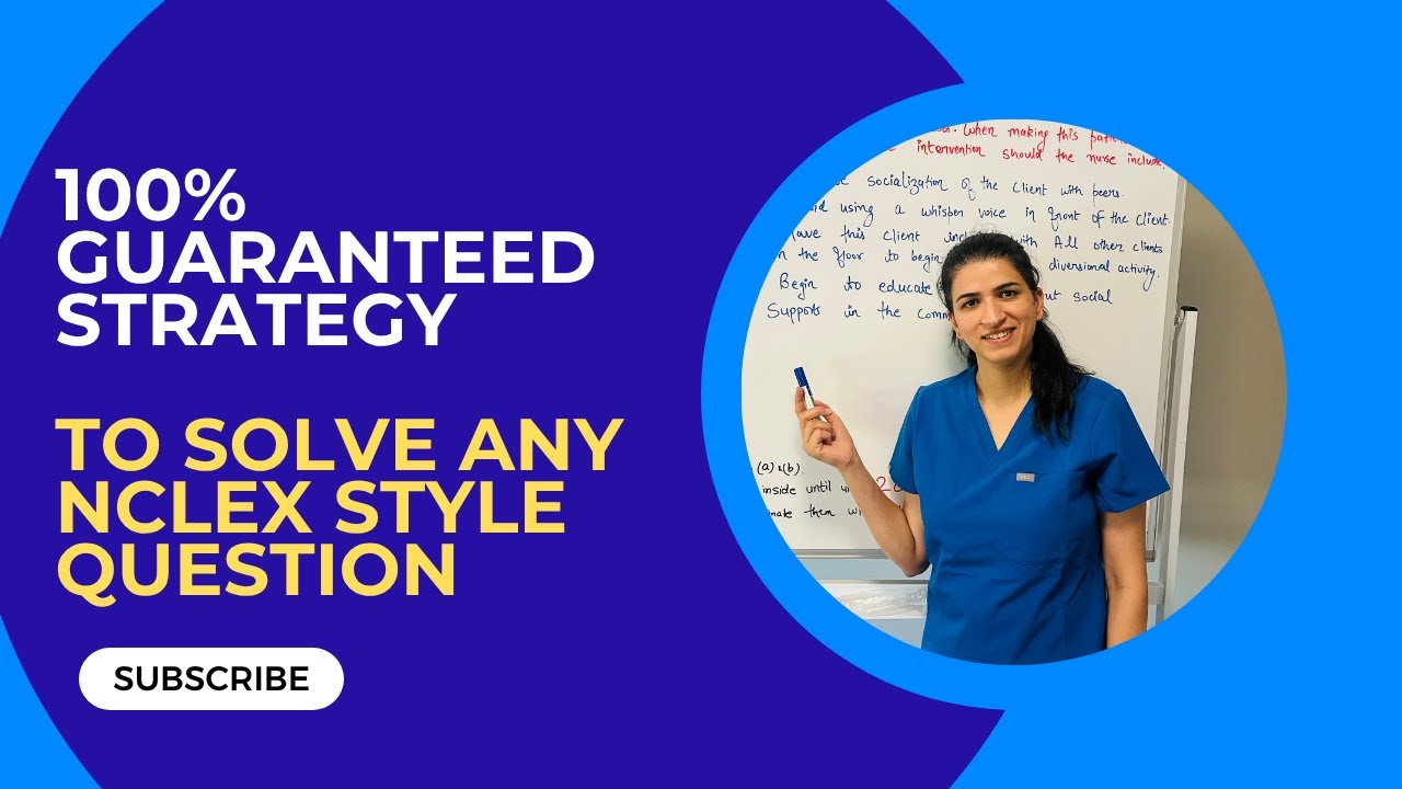100% Guaranteed Strategy to Solve NCLEX-Style Questions | Must-Watch for RN Success