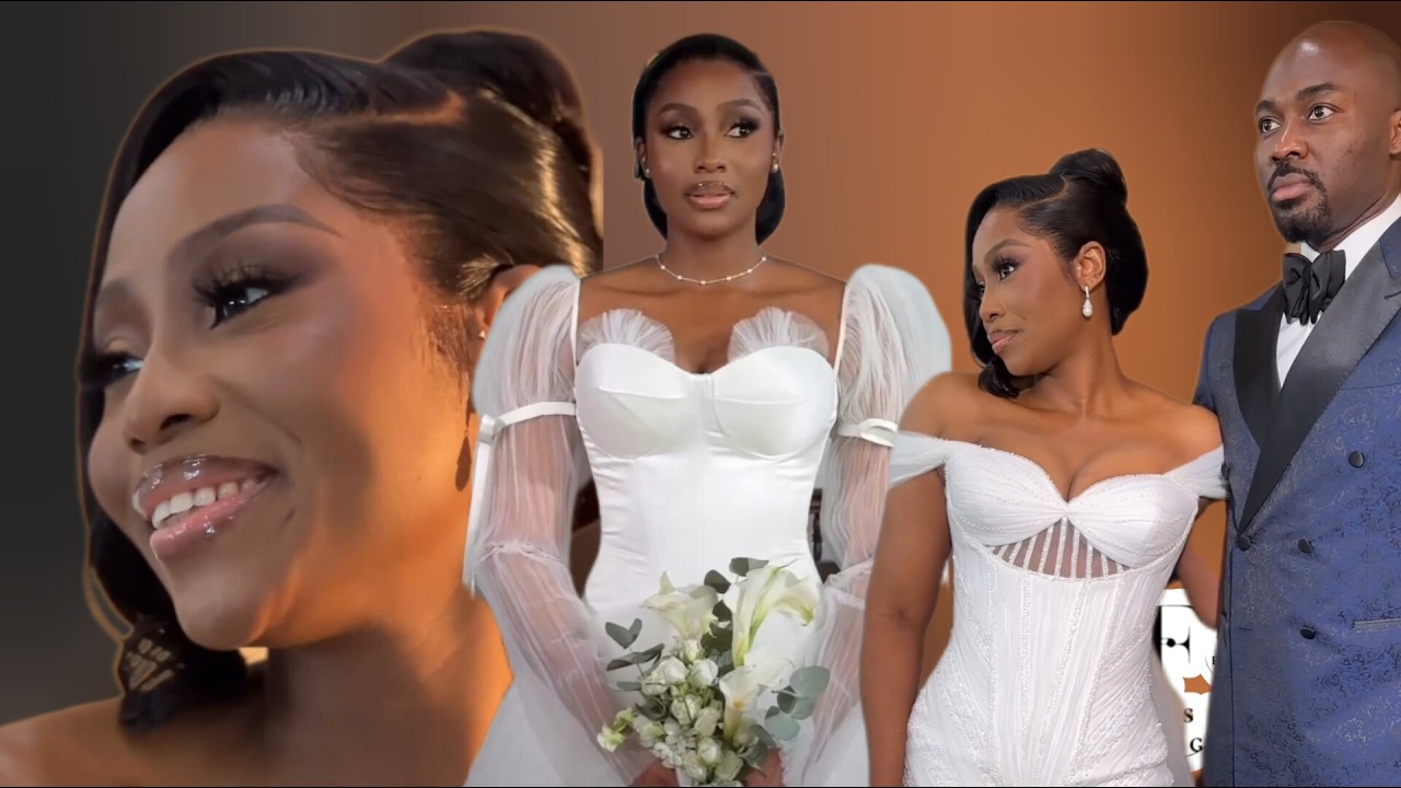 All Dimma Umeh's White Wedding Fashion + Her Luxurious White Wedding  and After Party