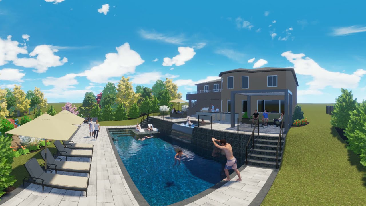 Custom 3D Landscape Design - Now Virtual Reality Compatible! - Monello Landscape Industries