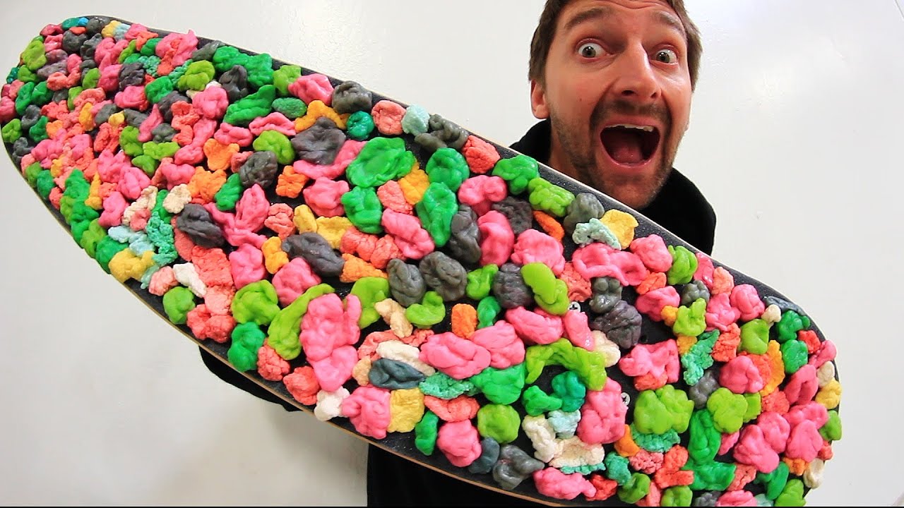 ALREADY BEEN CHEWED GUM GRIP TAPE | YOU MAKE IT WE SKATE IT EP 78