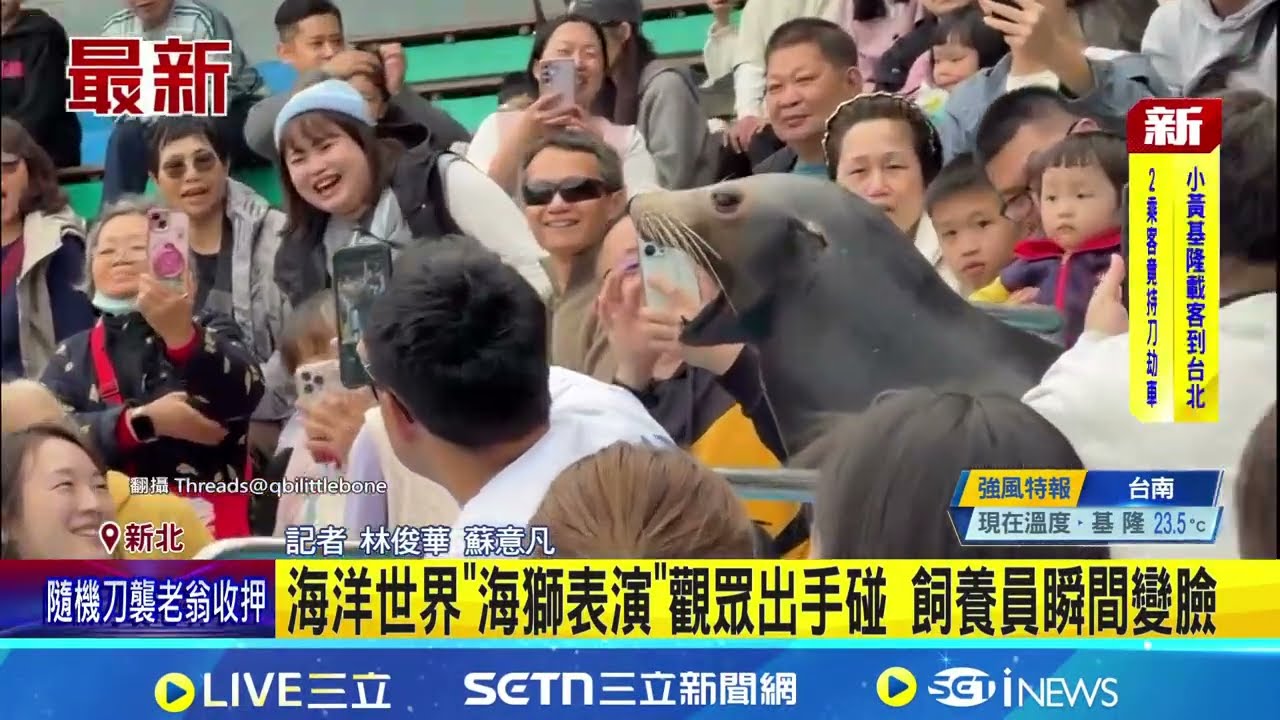 就說不要摸！海洋世界