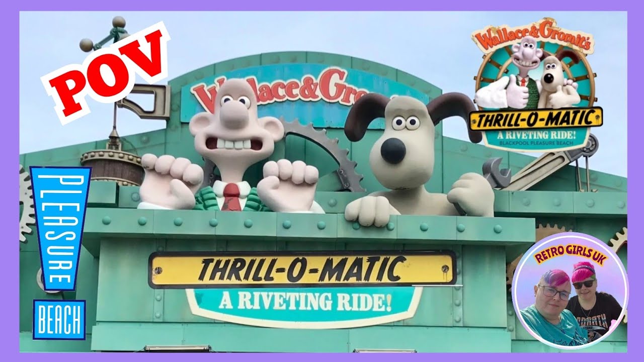 Wallace & Gromit Thrill-O-Matic On Ride POV Dark Ride at Blackpool Pleasure Beach