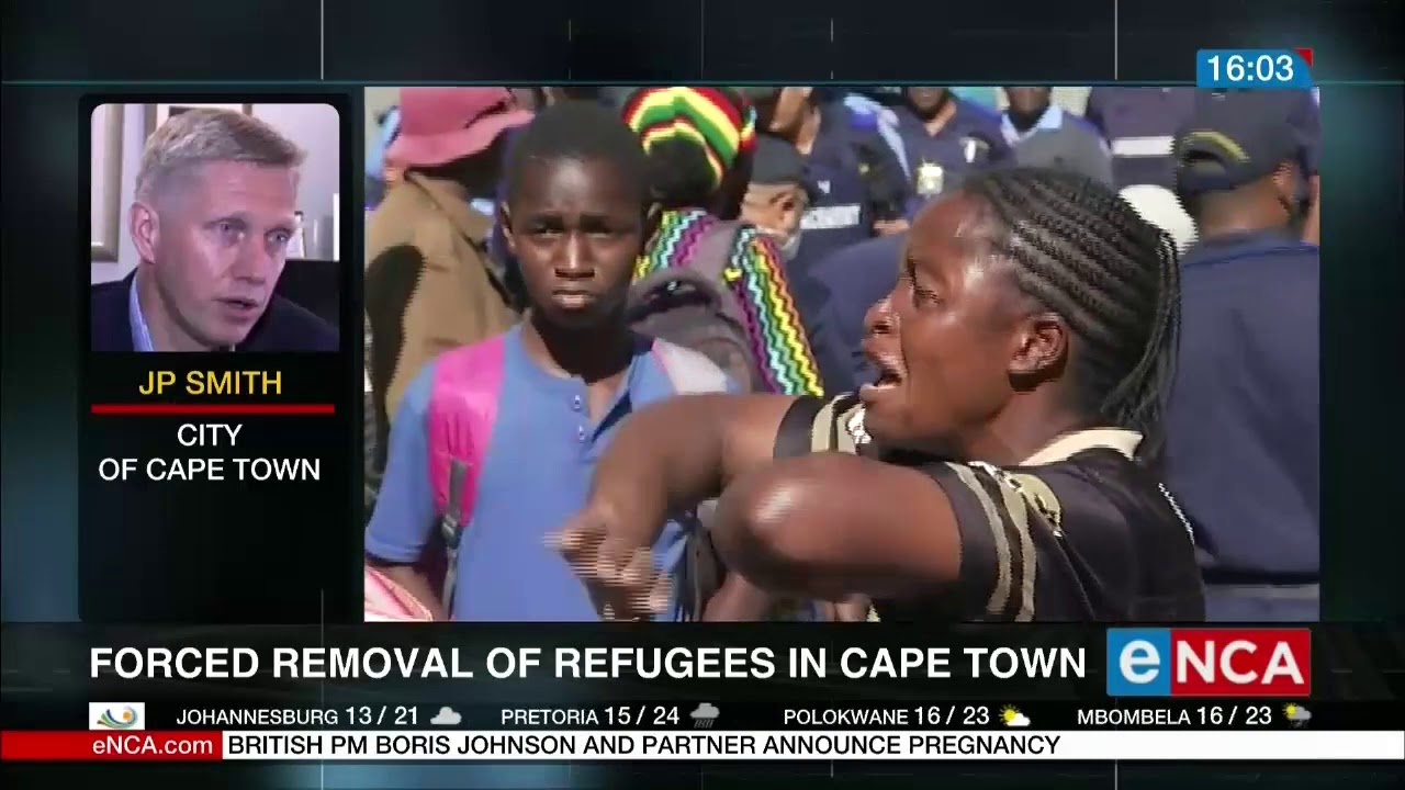 A case of trespassing opened against Cape Town refugees.