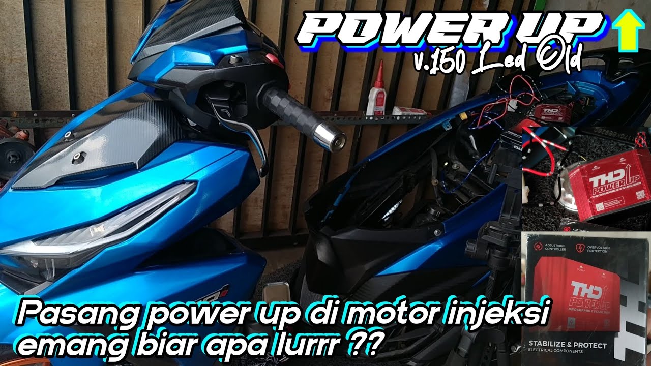Pasang power up THD di jalur fuelpamp vario led old