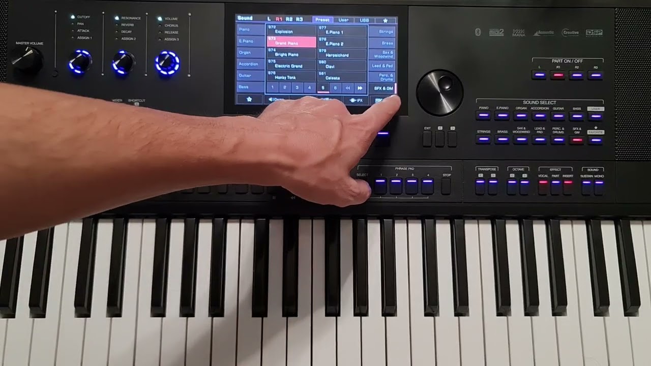 Medeli AKX10 - All Factory Voices Demo Part 2/2