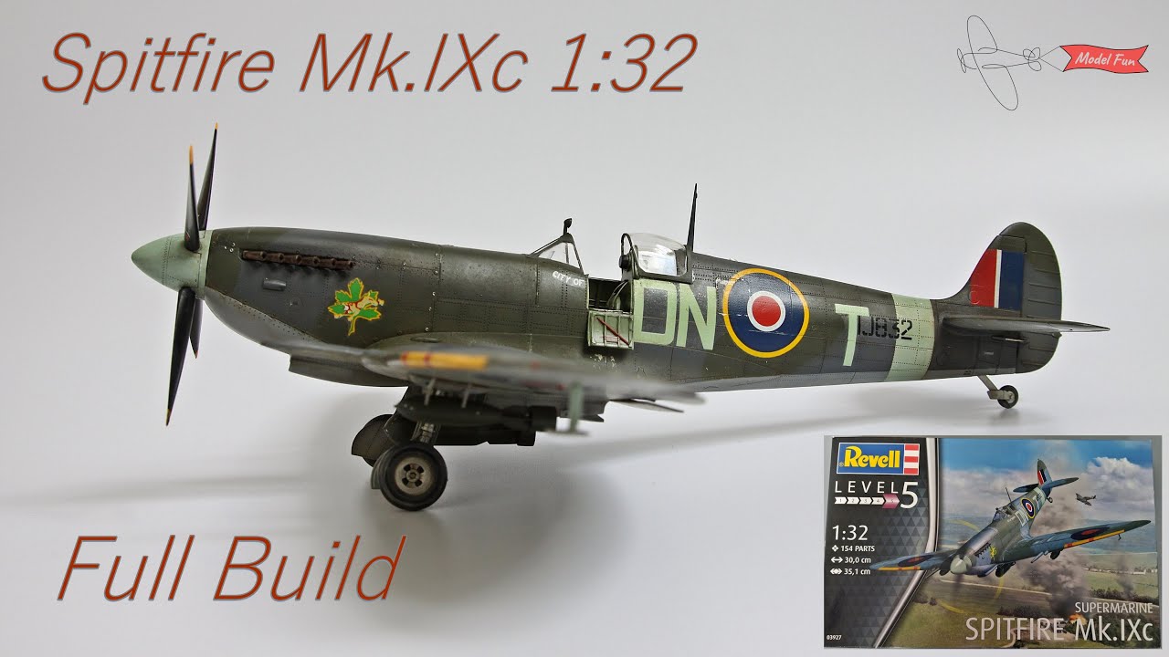 Spitfire Mk. IX 1:32 от Revell ПОЛНЫЕ ФОТОГРАФИИ
