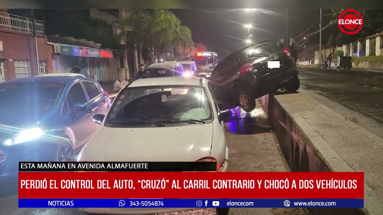 Perdi&oacute; el control del auto, 