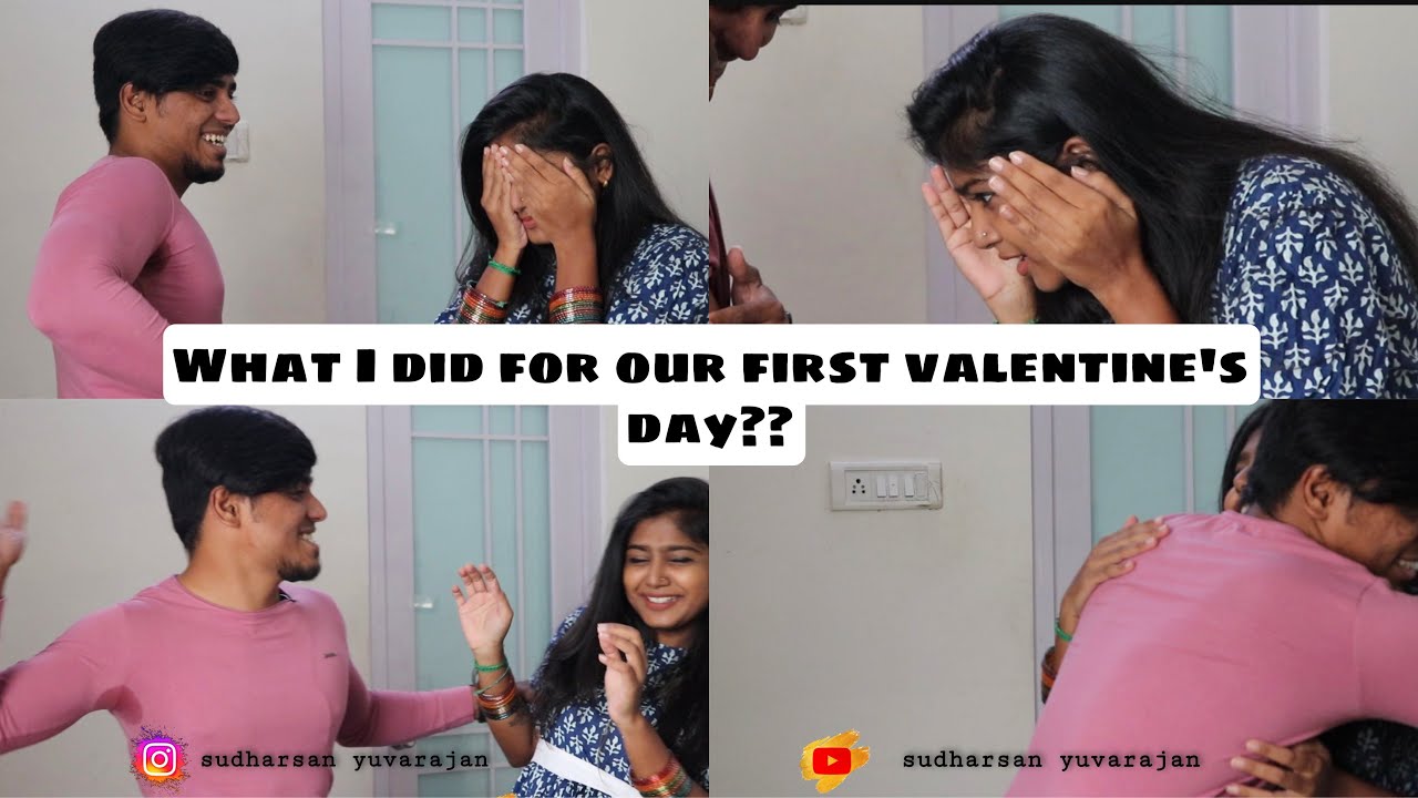 What i did for our valentine's day after marriage?? #sudharsanvishnupriya#couples#valentinesday#love