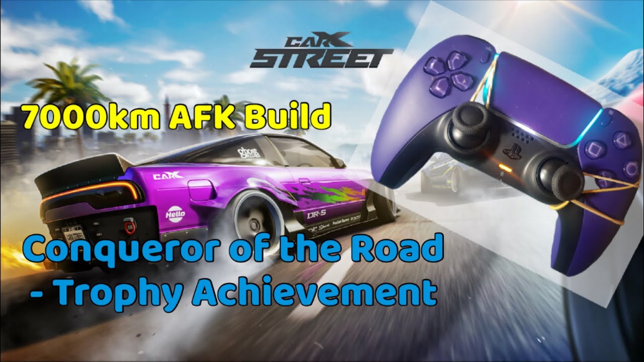 CarX Street - 7000km AFK Build | Conqueror of the Roads Trophy - Achievement