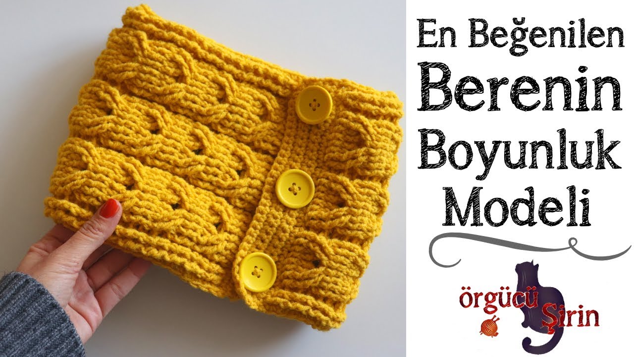 Tığ İşi Kolay Boyunluk Yapımı / Örgü Boyunluk Modelleri