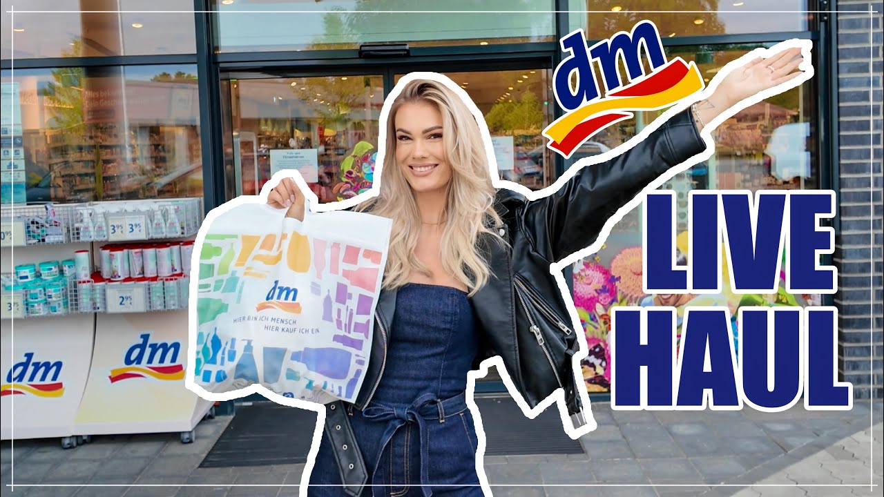 SHOP WITH ME - DM LIVE HAUL mit Neuheiten und spannenden Produkten 😍 I Cindy Jane