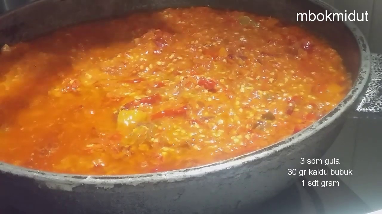 RAHASIA SAMBEL TOMAT TAHAN LAMA & TIDAK ASAM