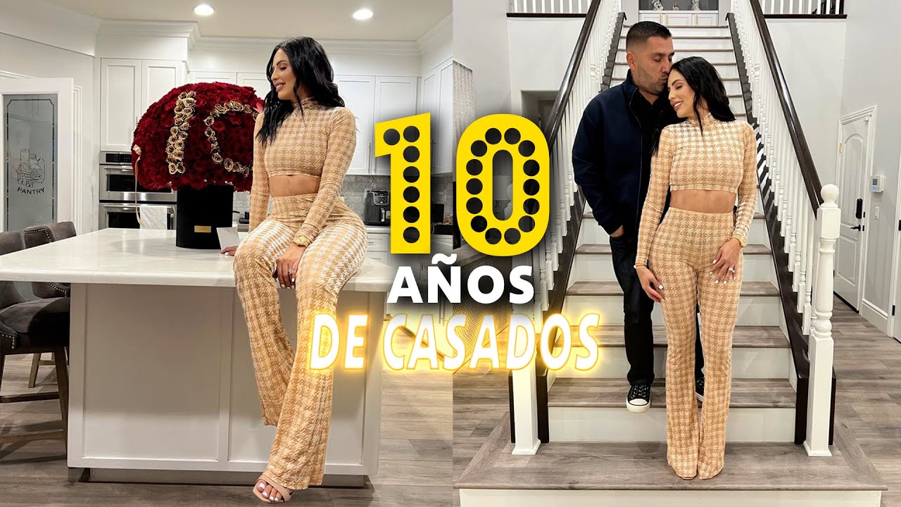FELIZ ANIVERSARIO 💗 10 AÑOS DE CASADOS - EL RAMO MAS GRANDE QUE ME HAN REGALADO 550 ROSAS 😍