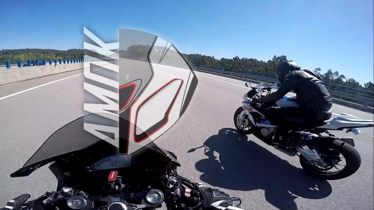 2018 BMW S1000rr Amok vs 2016 Honda CBR 1000rr - Smackdown Street Race, First Ride
