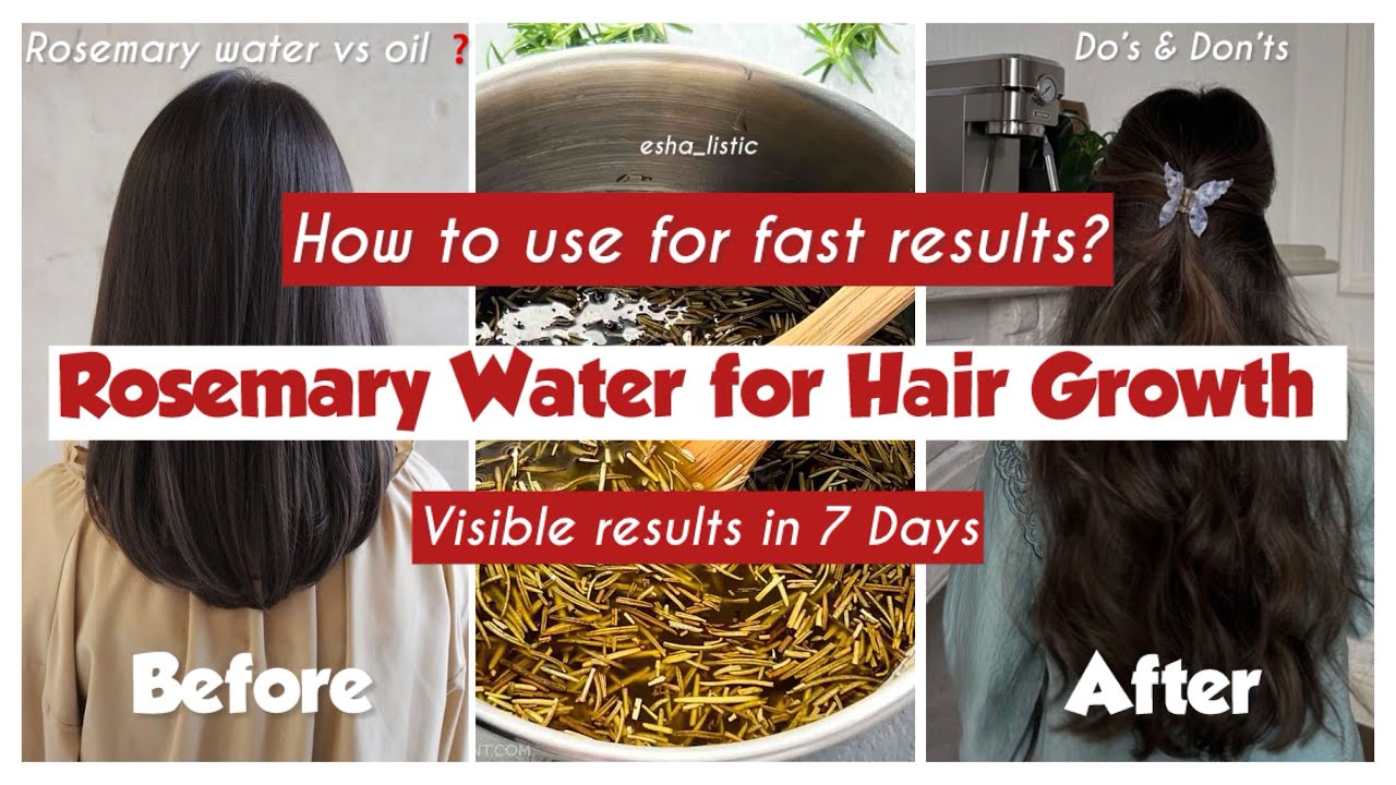 How to make Rosemary Water for Hair Growth? 