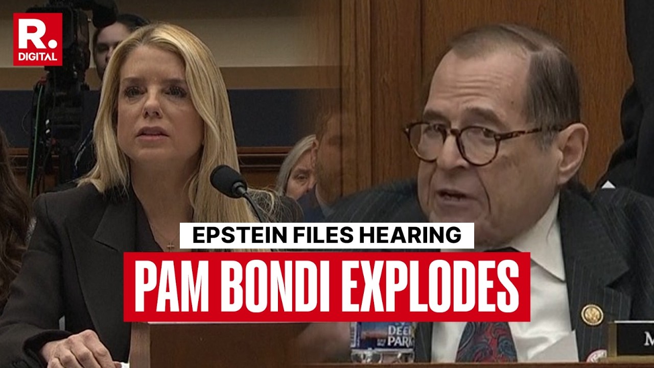 'Trump, The Most Transparent,' Pam Bondi Shouts At Democrats During Epstein Files Hearing | US News