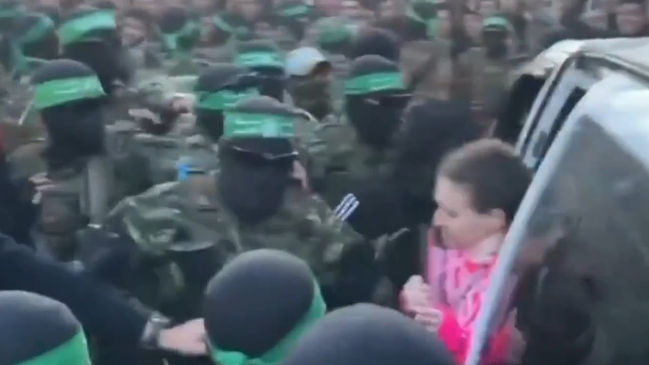 ‘Spitting on the hostages’: Footage reveals Hamas ‘abusing’ innocent Israeli women