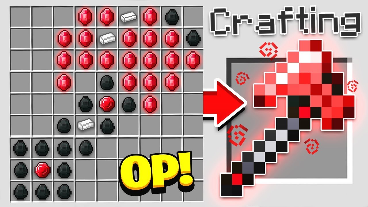 HOW TO CRAFT A $10,000 AXE! *OVERPOWERED* (Minecraft 1.13 Crafting Recipe)