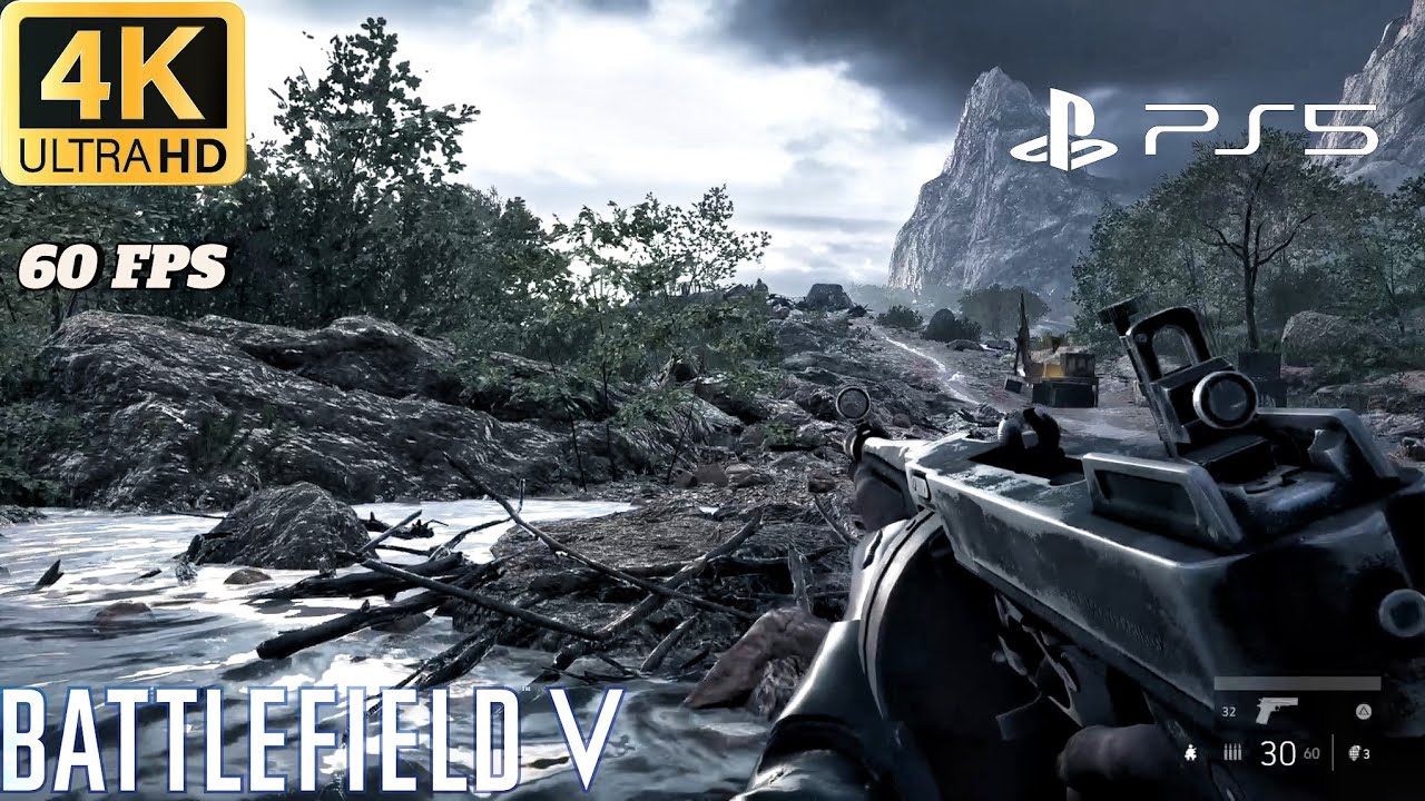 Battlefield V Campaign (Story) (Under No Flag) (Act) (Crossing Lines) Gameplay (PS5) (4K) (60 (FPS)
