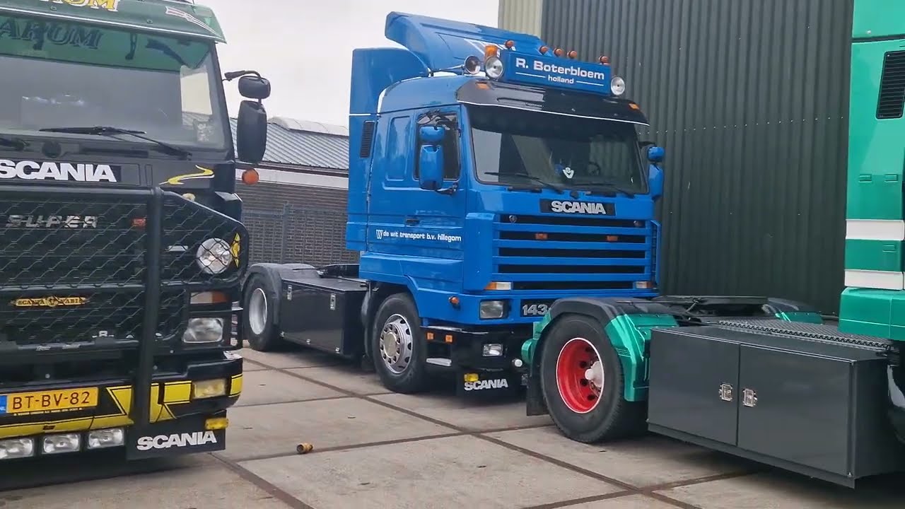 Scania 143 v8 weekendowy  zjazd ,Holandia