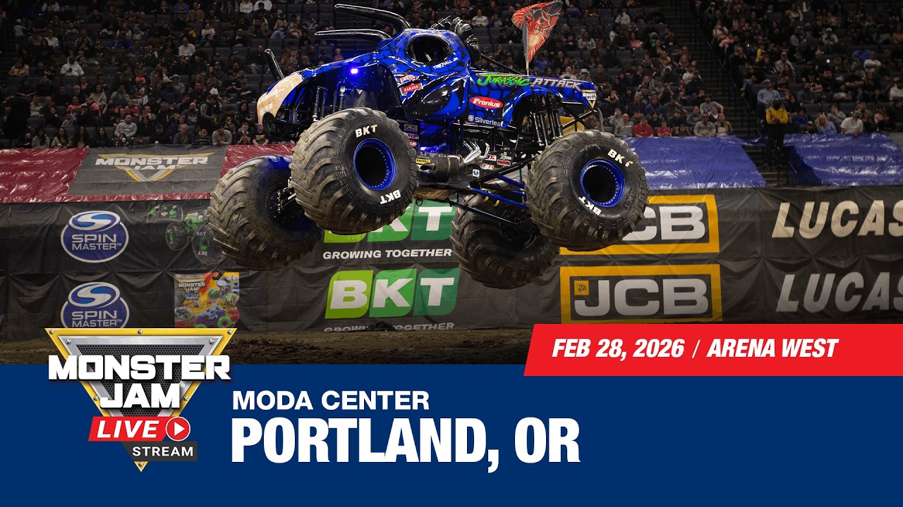 Monster Jam: Portland, OR - 2 (Full Event) | Feb 28, 2026 | Arena West