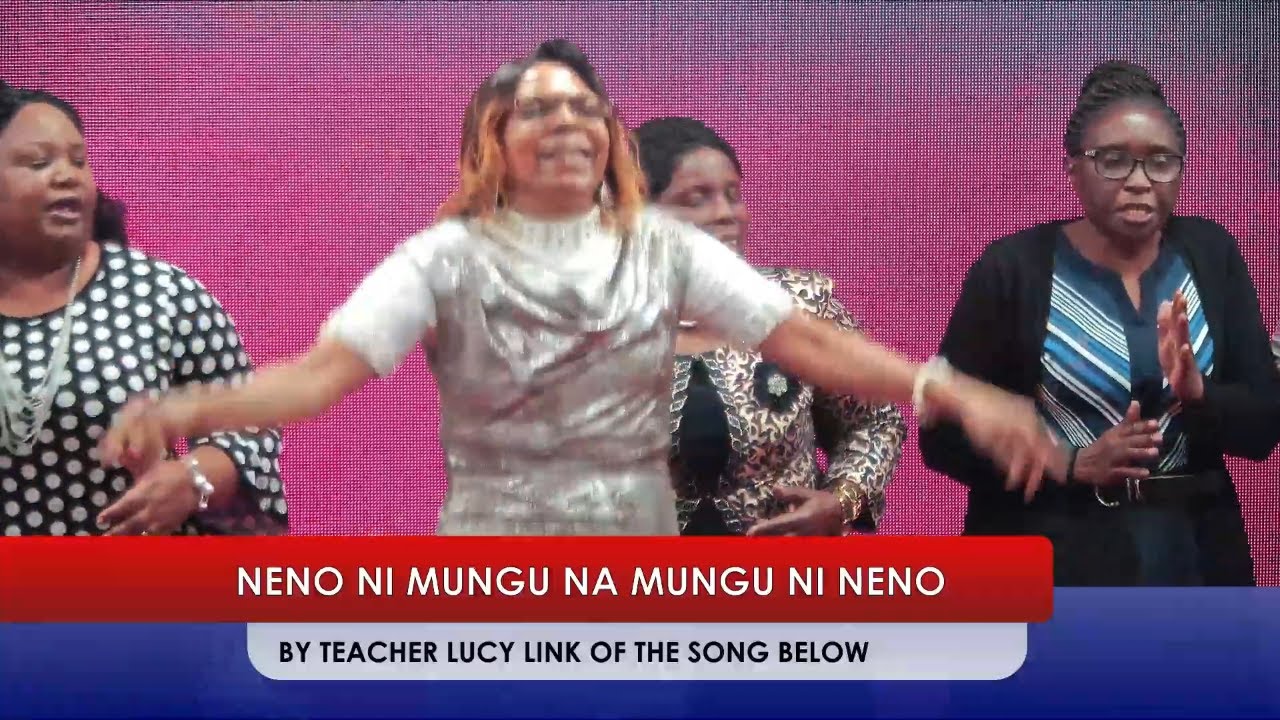 Live Performance Neno ni Mungu na Mungu ni Neno || Teacher Lucy