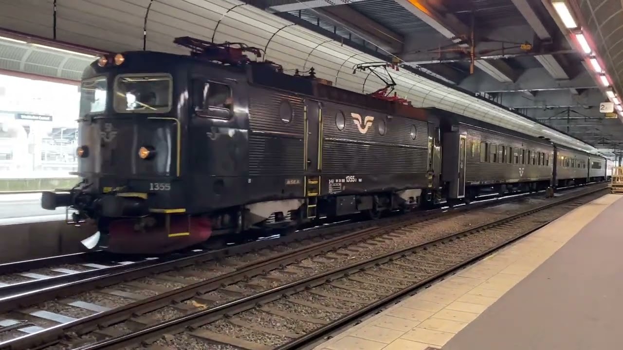 Tåg i Stockholm centralstation / Tog i Stockholm centralstation (del 1)