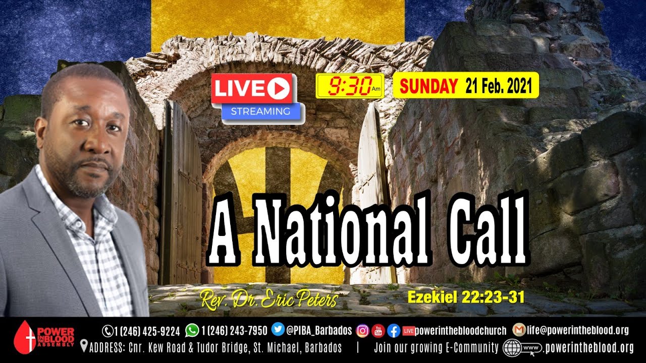 A National Call | Ezekiel 22:23-31 | Rev. Dr. Eric Peters