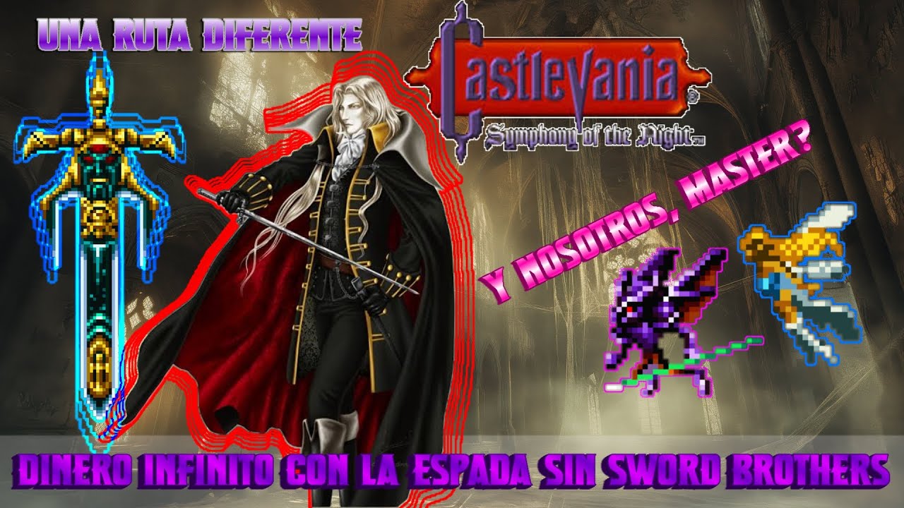 Millonario | Castlevania SOTN | Glitch de dinero infinito con Espada Familiar sin sword brothers