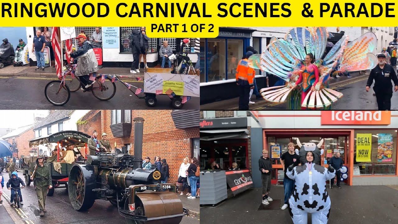RINGWOOD CARNIVAL SCENES & PARADE - PART 1 OF 2 | SEPTEMBER 20 2025 | UK | BINU