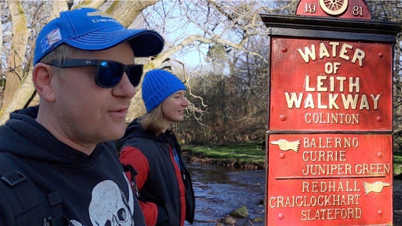 An Edinburgh city walk with a difference - The Water of Leith Walkway from Balerno to Leith.