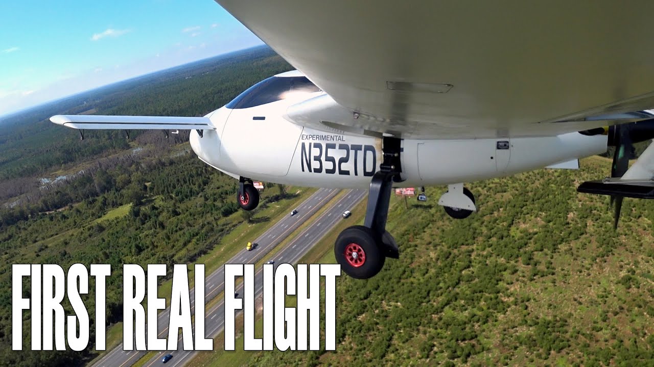 First Real Flight - Flying the Raptor Prototype