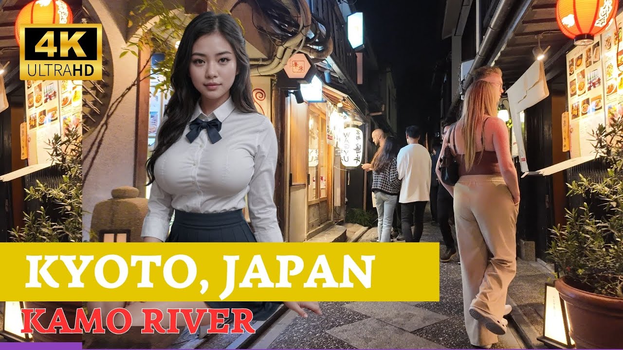 KYOTO, JAPAN   Discover the Magic of the Kamo River at Night!"