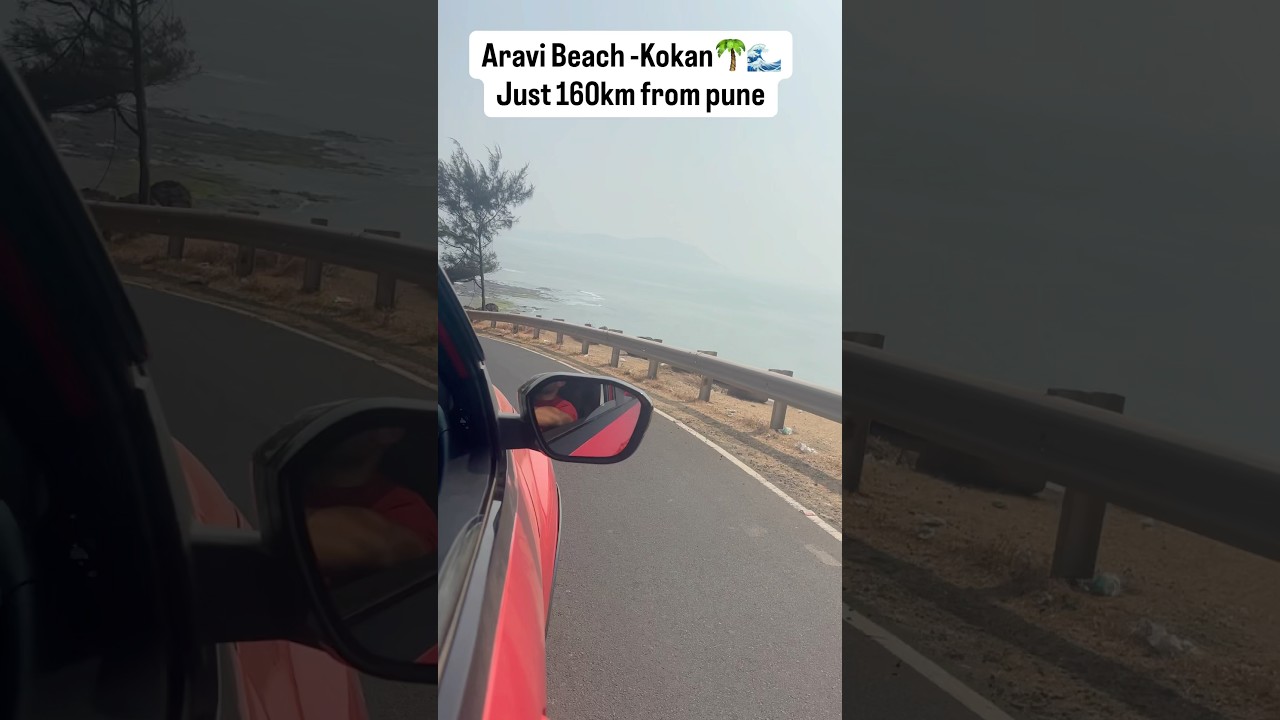 Aravi Beach -Kokan #kokan #shrivardhanbeach #harihareshwar #beach #minivlog #viral #shorts #ocean