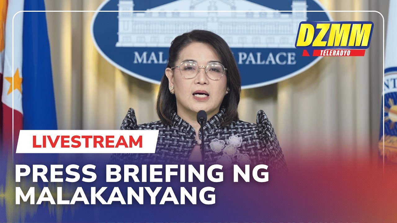 LIVE: Palace holds press briefing | DZMM Teleradyo (12 March 2026)