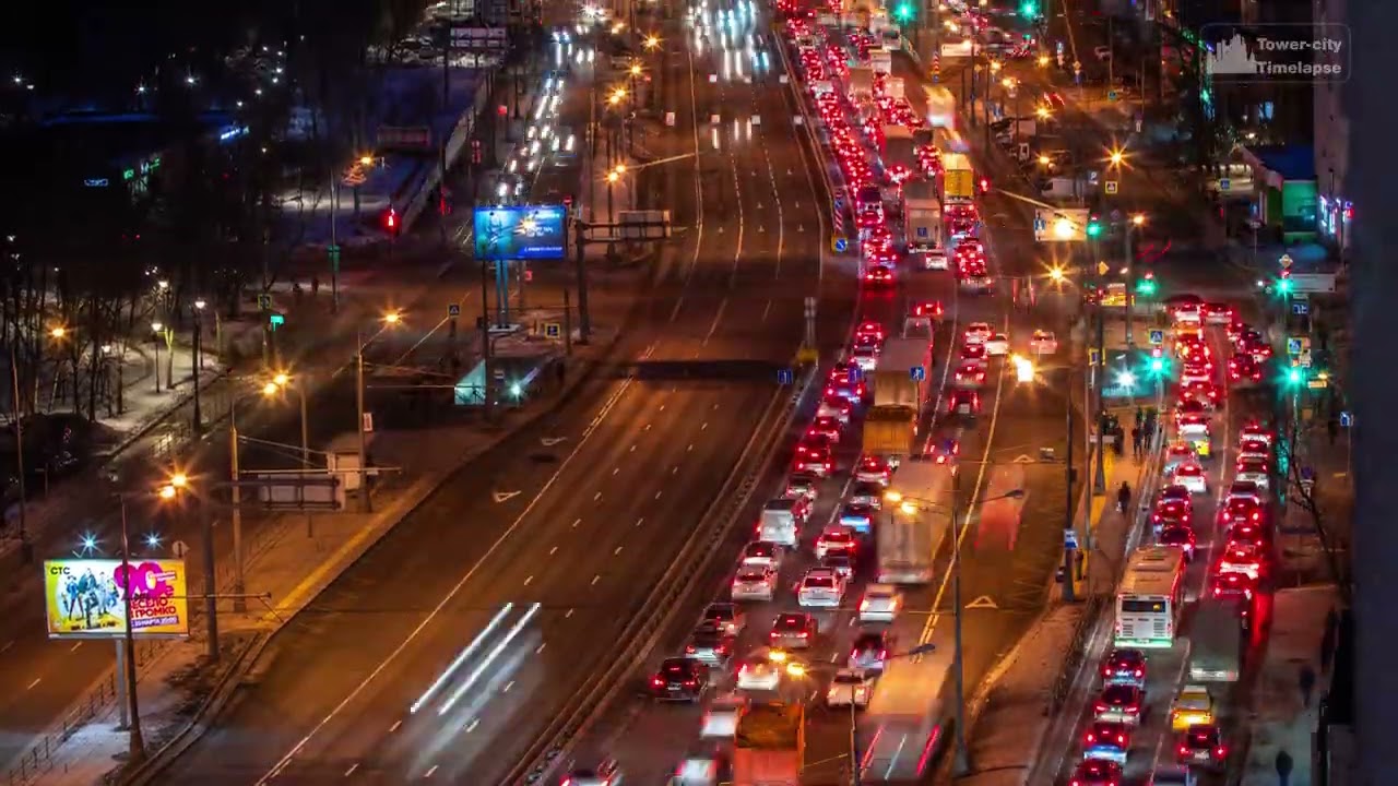Moscow 2019 winter timelapse reels